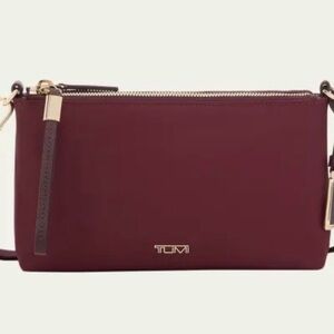 NWT Tumi WINE VOYAGEUR ADELA CROSSBODY BAG O/S